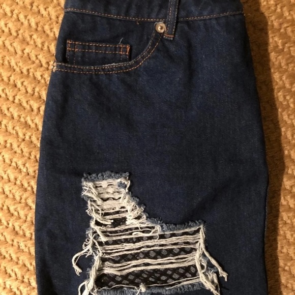 Dolls Kill Denim Skirt - Picture 5 of 5